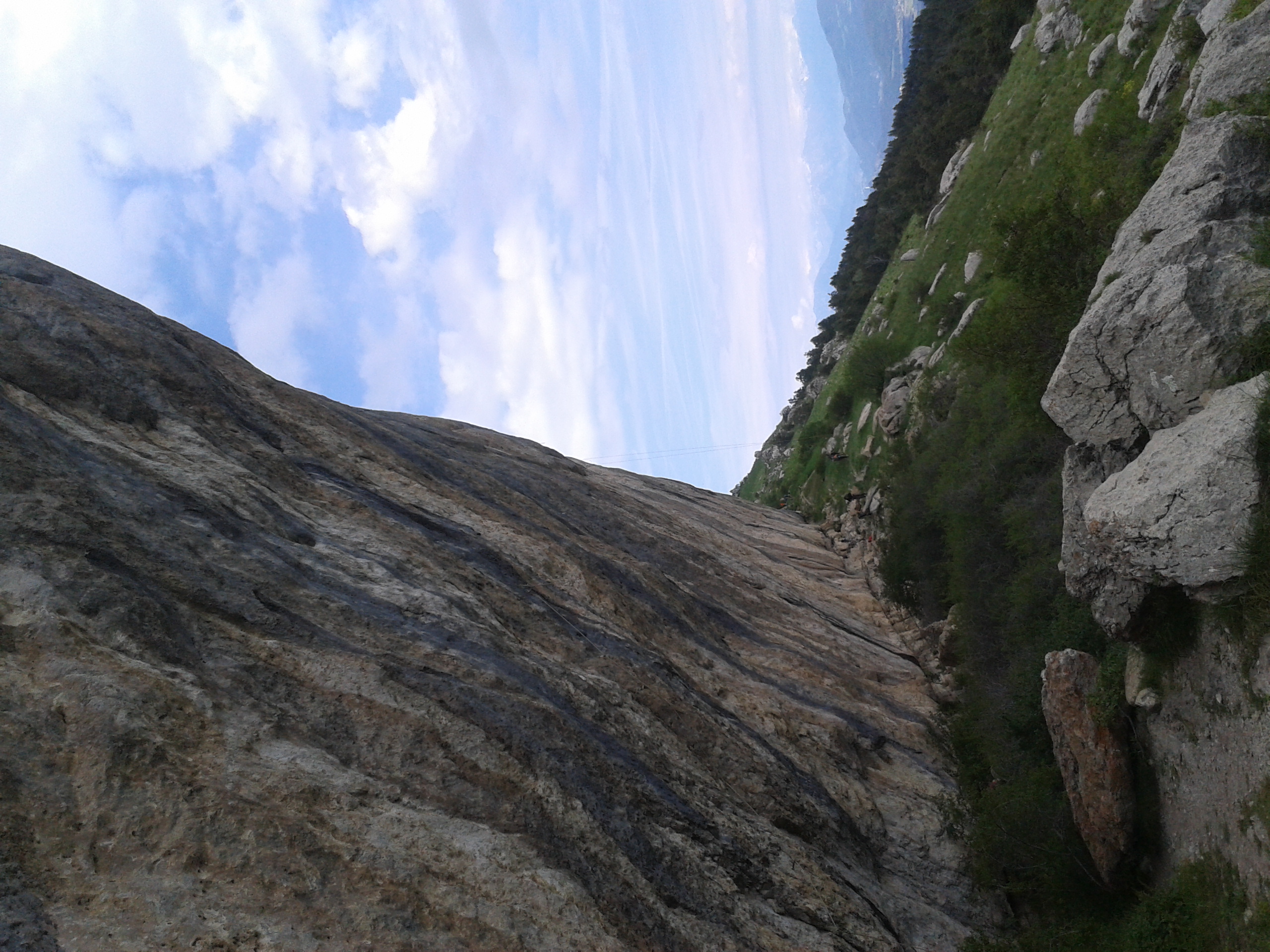 Escalade en groupe